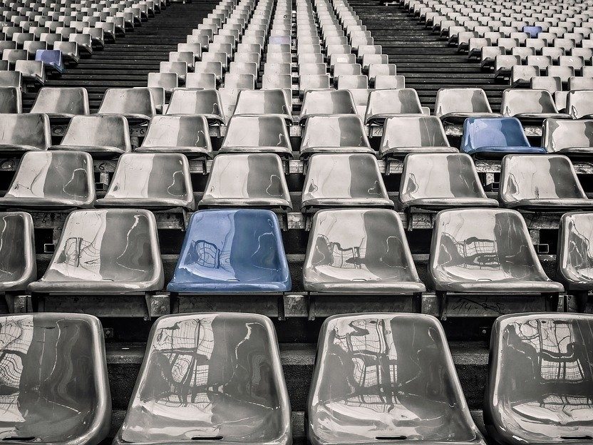 Stadium seating - spectators view