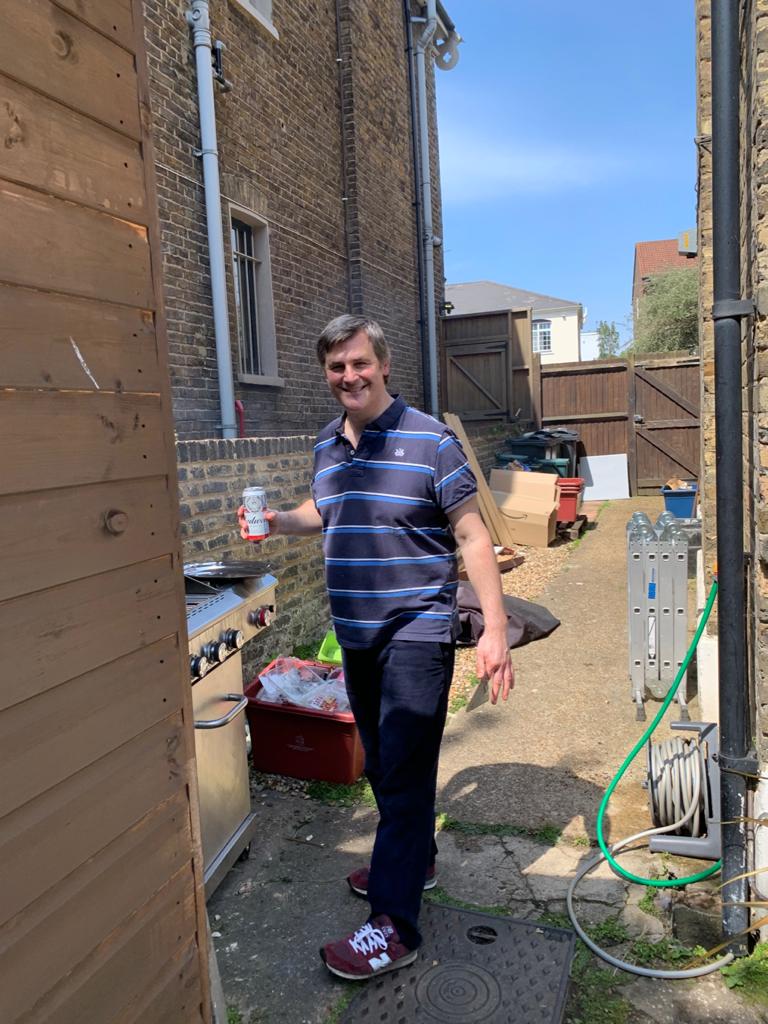 Jack at his son’s birthday barbecue